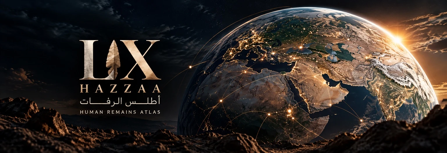 LX HAZZAA أطلس الرفات — الكرة الأرضية والأفق الأثري